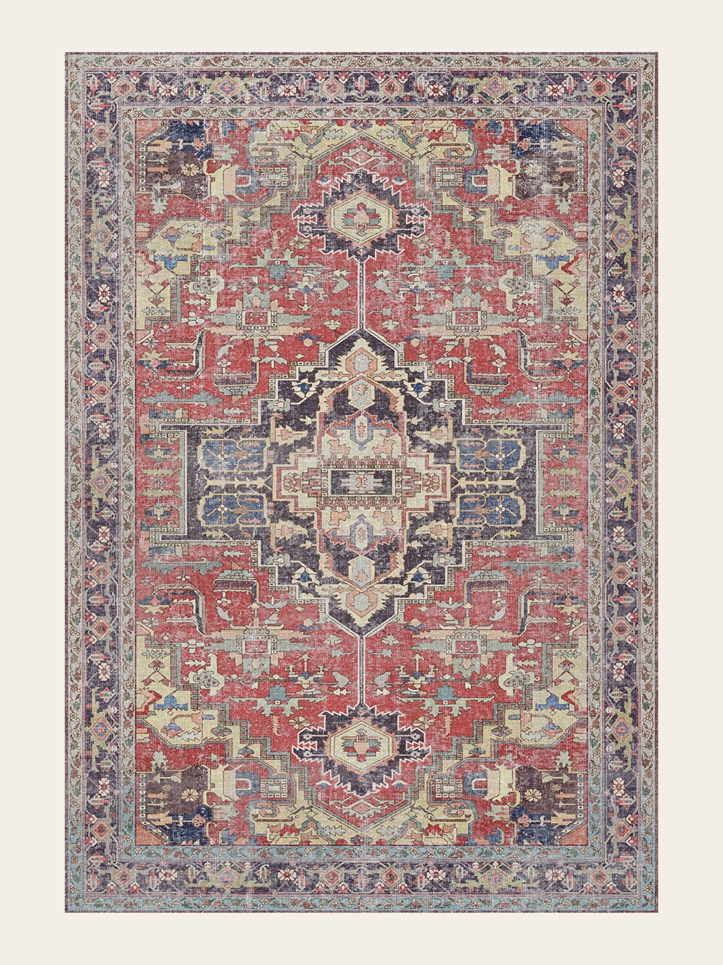 Vintage Teppich Refika Lomé